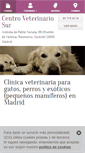 Mobile Screenshot of clinicaveterinariaenvallecas.es